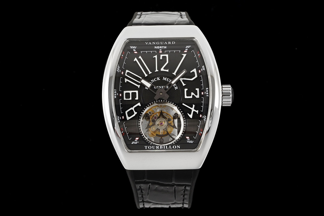 Franck Muller V45 Vanguard Tourbillon - 45mm Flying Tourbillon, Skeleton Dial & Limited Certification