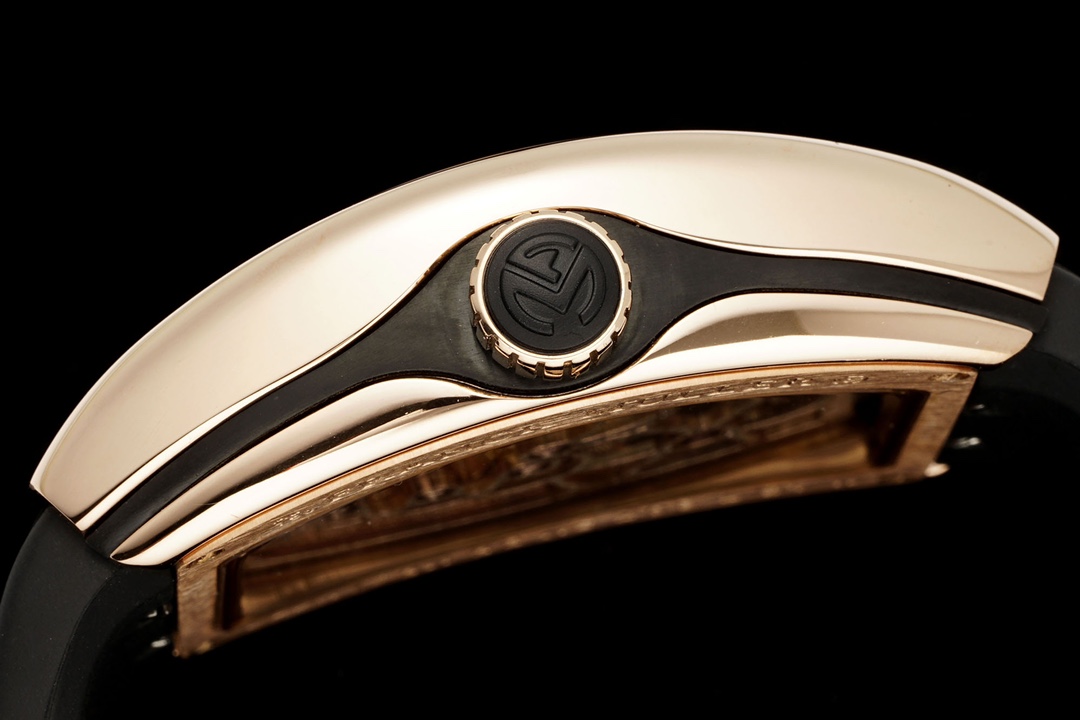 Luxury Skeleton Automatic Watch 45mm: Blue Steel Hands, Tachymeter Bezel & Exhibition Caseback