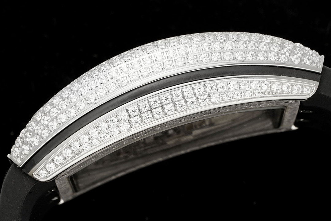 Luxury Tonneau Skeleton Watch 45mm: Blue Steel Hands, Tachymeter Scale & Exhibition Back