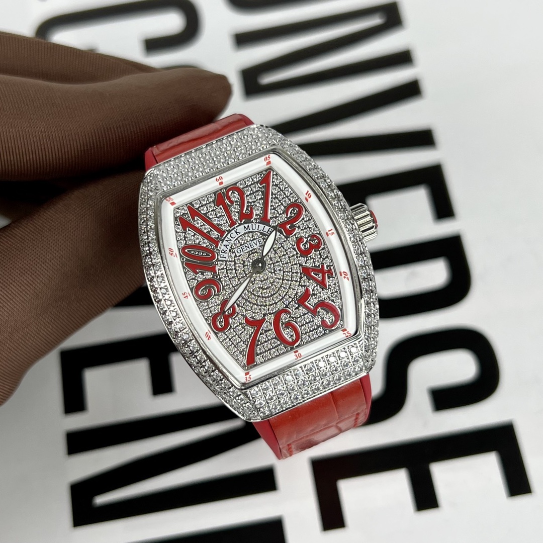 New Franck Muller Yachting 32mm Women's Sailing Watch - Blue Wave Dial, 100m Water Resistant