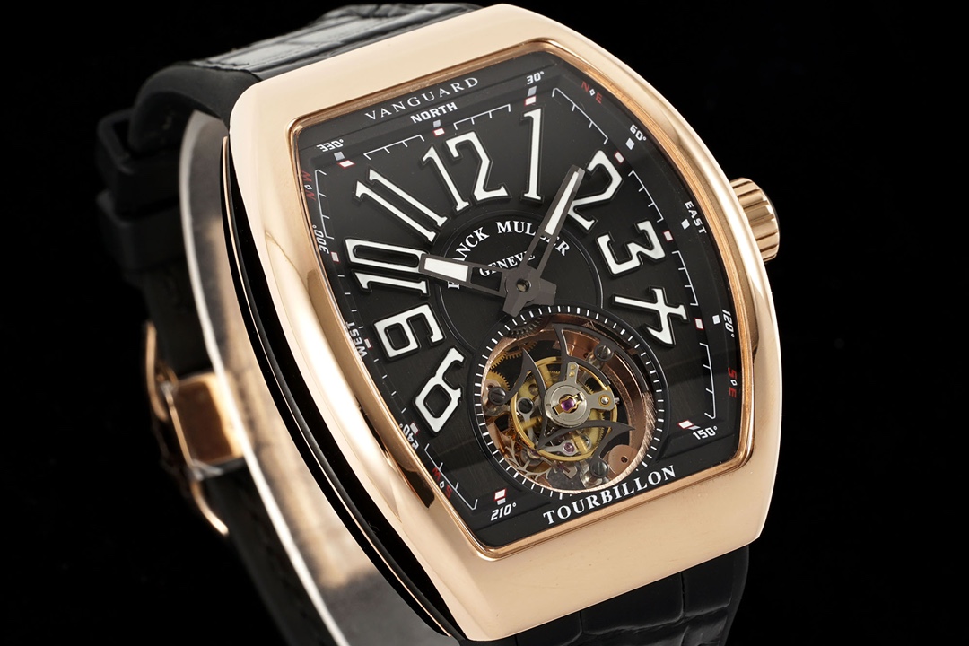 Luxury Skeleton Automatic Watch 45mm: Blue Steel Hands, Tachymeter Bezel & Exhibition Caseback