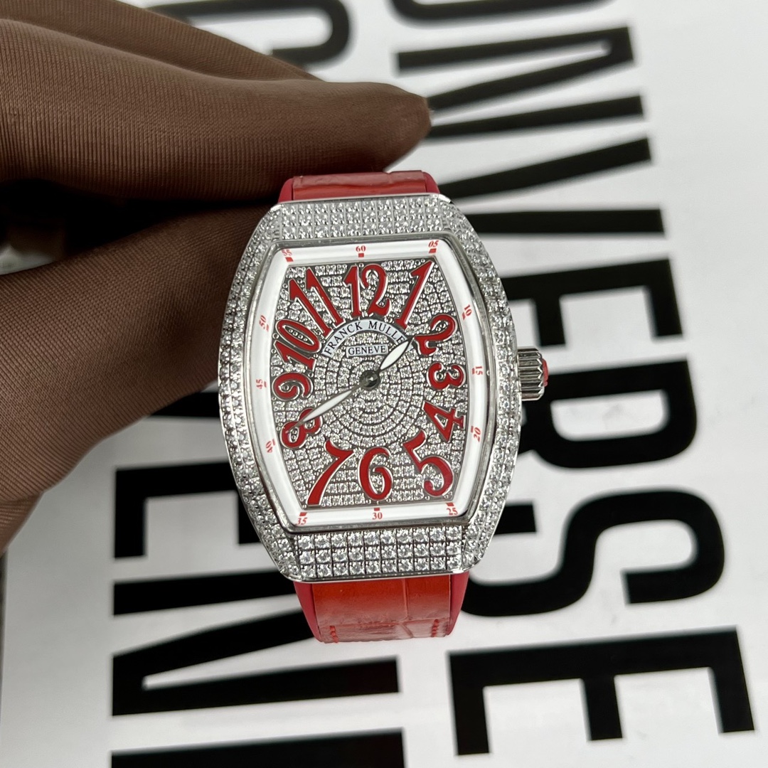 New Franck Muller Yachting 32mm Women's Sailing Watch - Blue Wave Dial, 100m Water Resistant