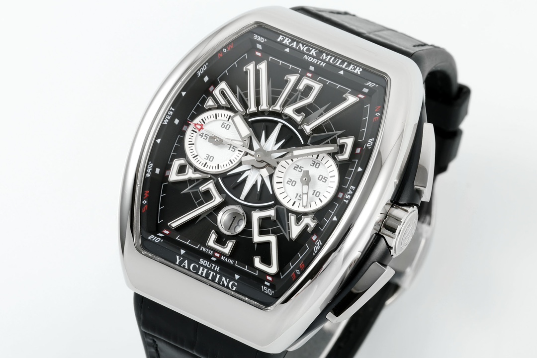 Luxury Tonneau Chronograph Men's Watch 45mm - Skeleton Dial, Automatic Movement & Sapphire Crystal