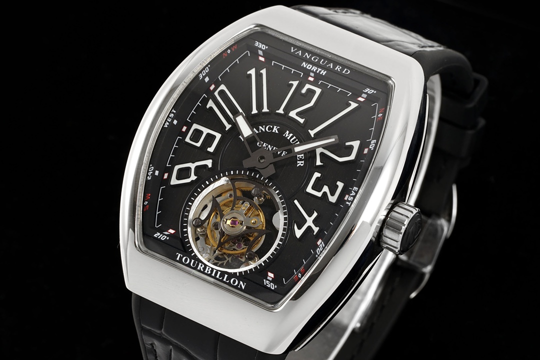 Franck Muller V45 Vanguard Tourbillon - 45mm Flying Tourbillon, Skeleton Dial & Limited Certification