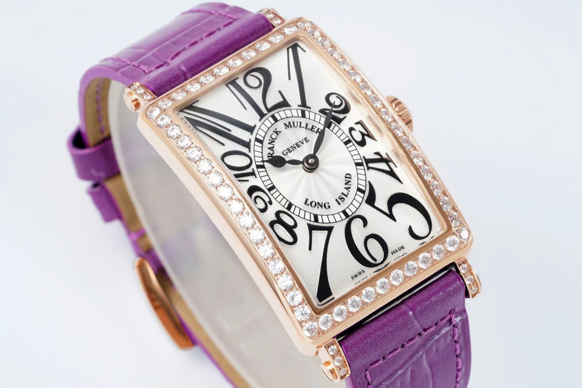 Luxury Franck Muller Long Island Women's Diamond Watch | 2025 New Model | Water-Resistant Swiss Quartz Bracelet Watch for Women