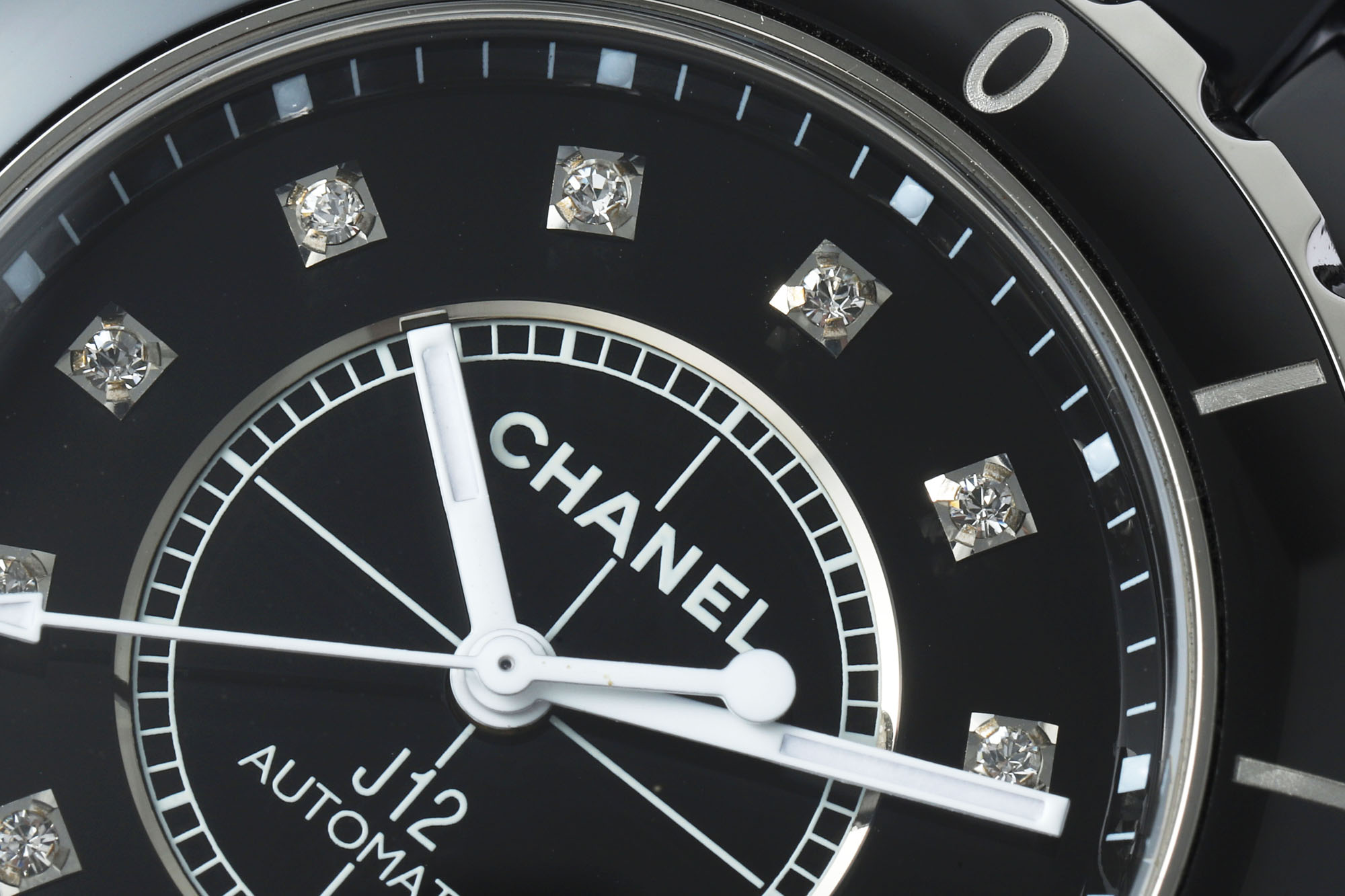 Luxury Chanel J12 38mm Black Ceramic Unisex Watch | Waterproof Chronometer, Date Display