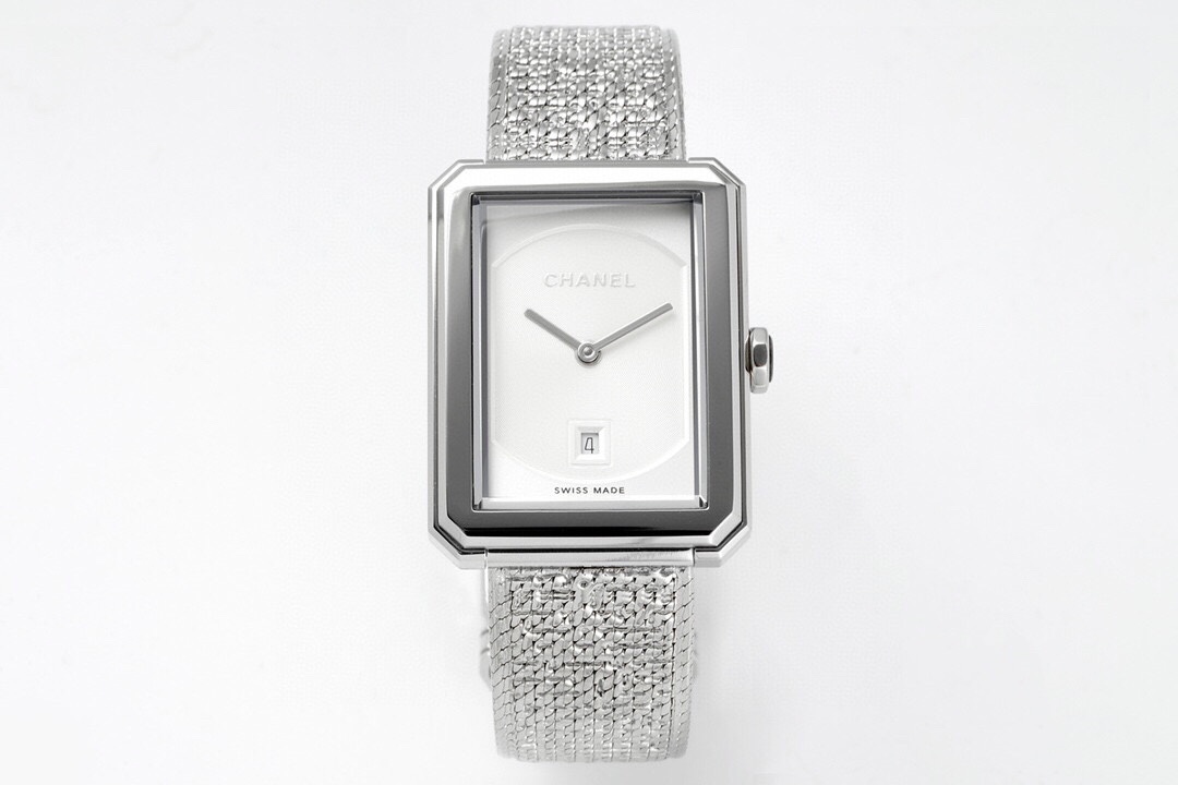 Authentic Cartier Boy.Friend Watch 28mm | Swiss Made Square Dial | Roman Numeral Markers + Date