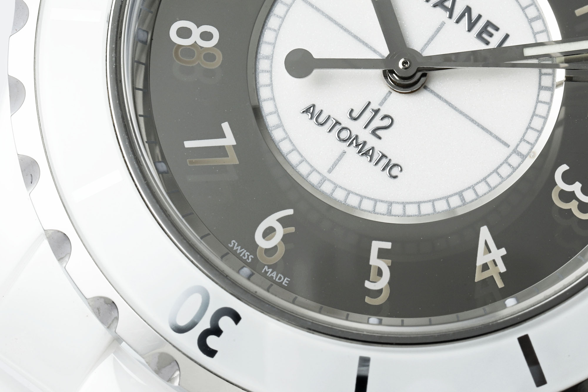 Chanel J12 38mm White Ceramic Automatic Watch - Swiss Movement, Sapphire Crystal