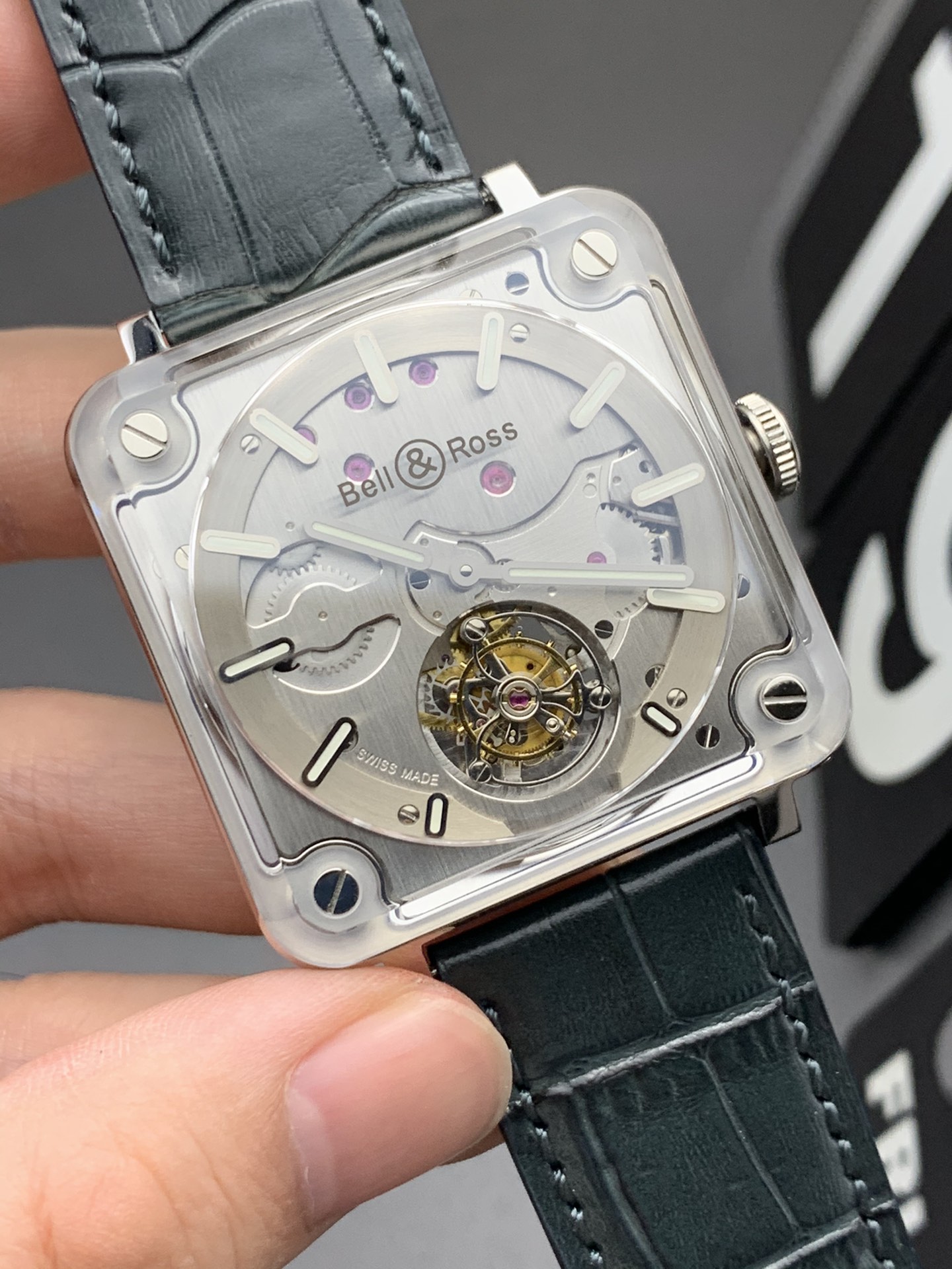 Bell & Ross BR-X1 Tourbillon Watch - Swiss Automatic Skeleton Dial, Superluminova® Indexes, Limited 100 Units