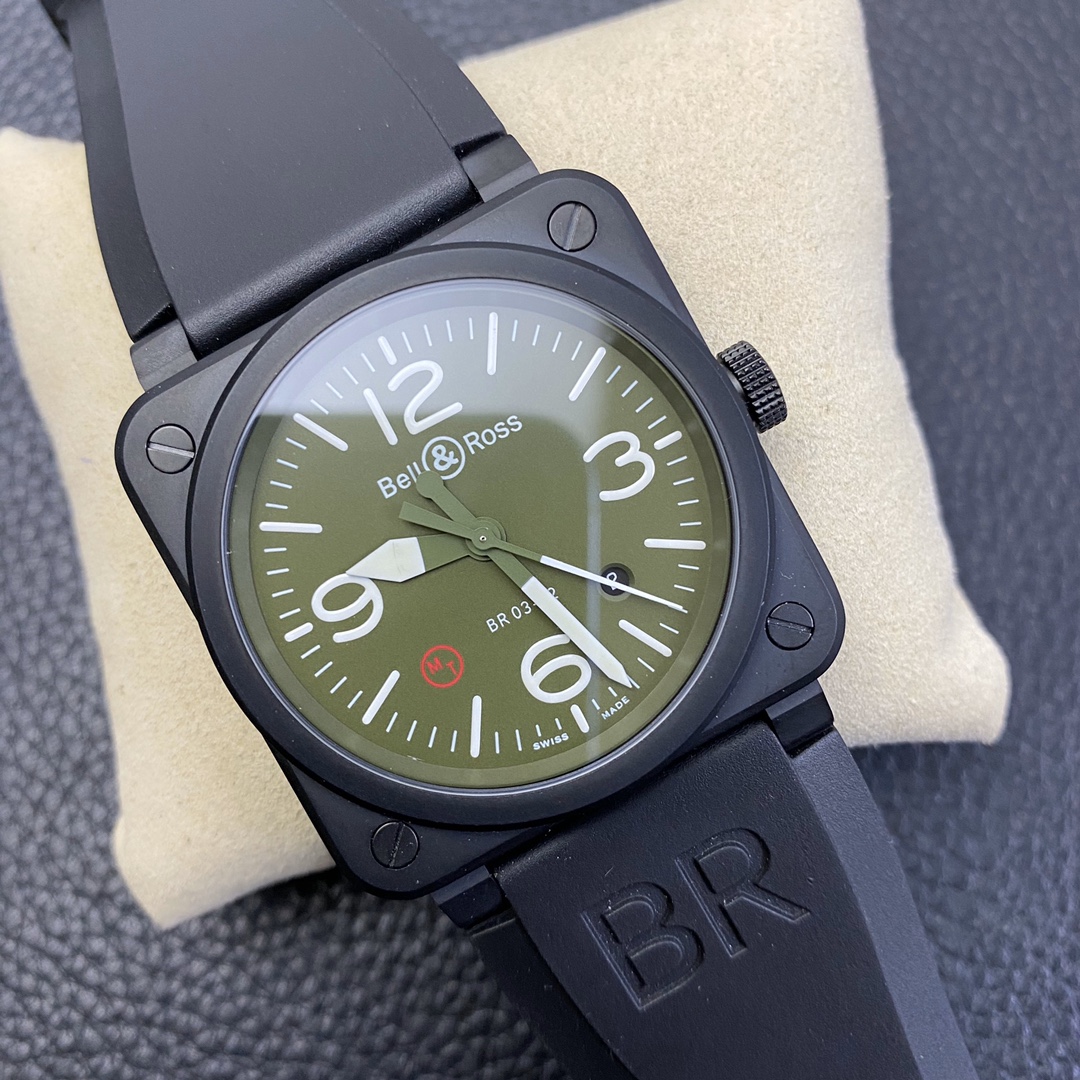 Bell & Ross BR 03-92 MT Square Automatic Men's Watch - Matte Finish, Professional Military Design