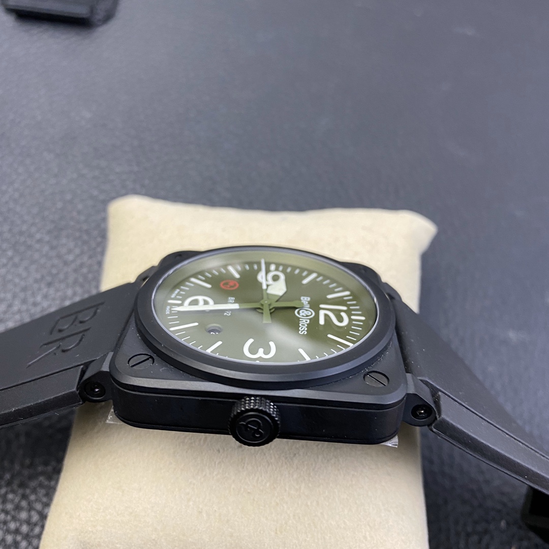 Bell & Ross BR 03-92 MT Square Automatic Men's Watch - Matte Finish, Professional Military Design
