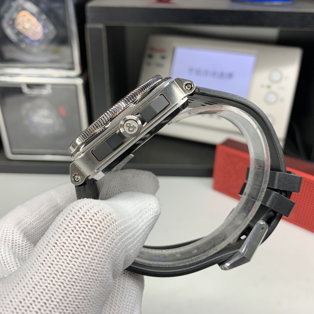 Bell & Ross BR 03-94 RS19 Chronograph - Red Racing Dial, Swiss Automatic, 42mm Steel Case & Bracelet