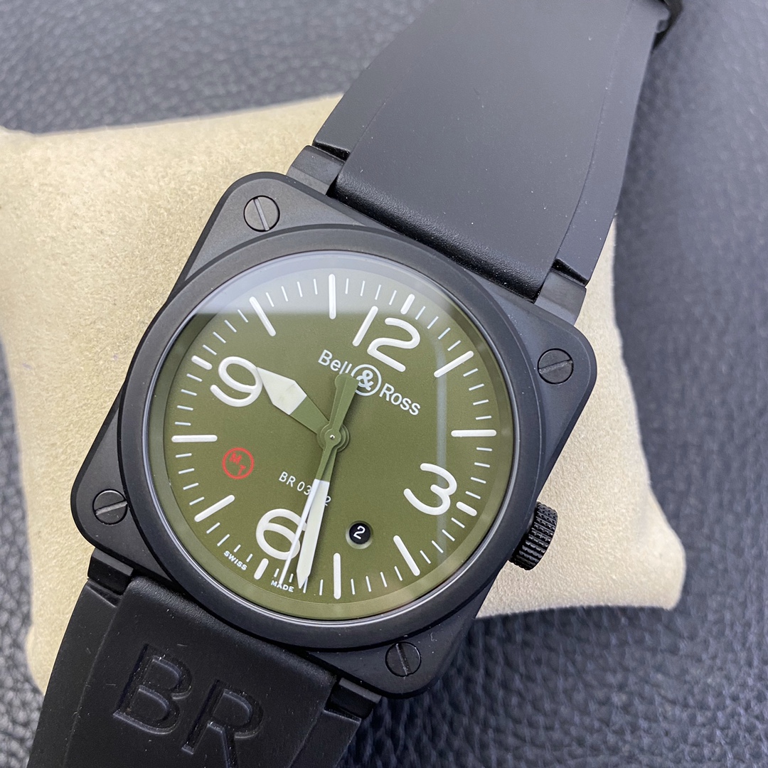 Bell & Ross BR 03-92 MT Square Automatic Men's Watch - Matte Finish, Professional Military Design