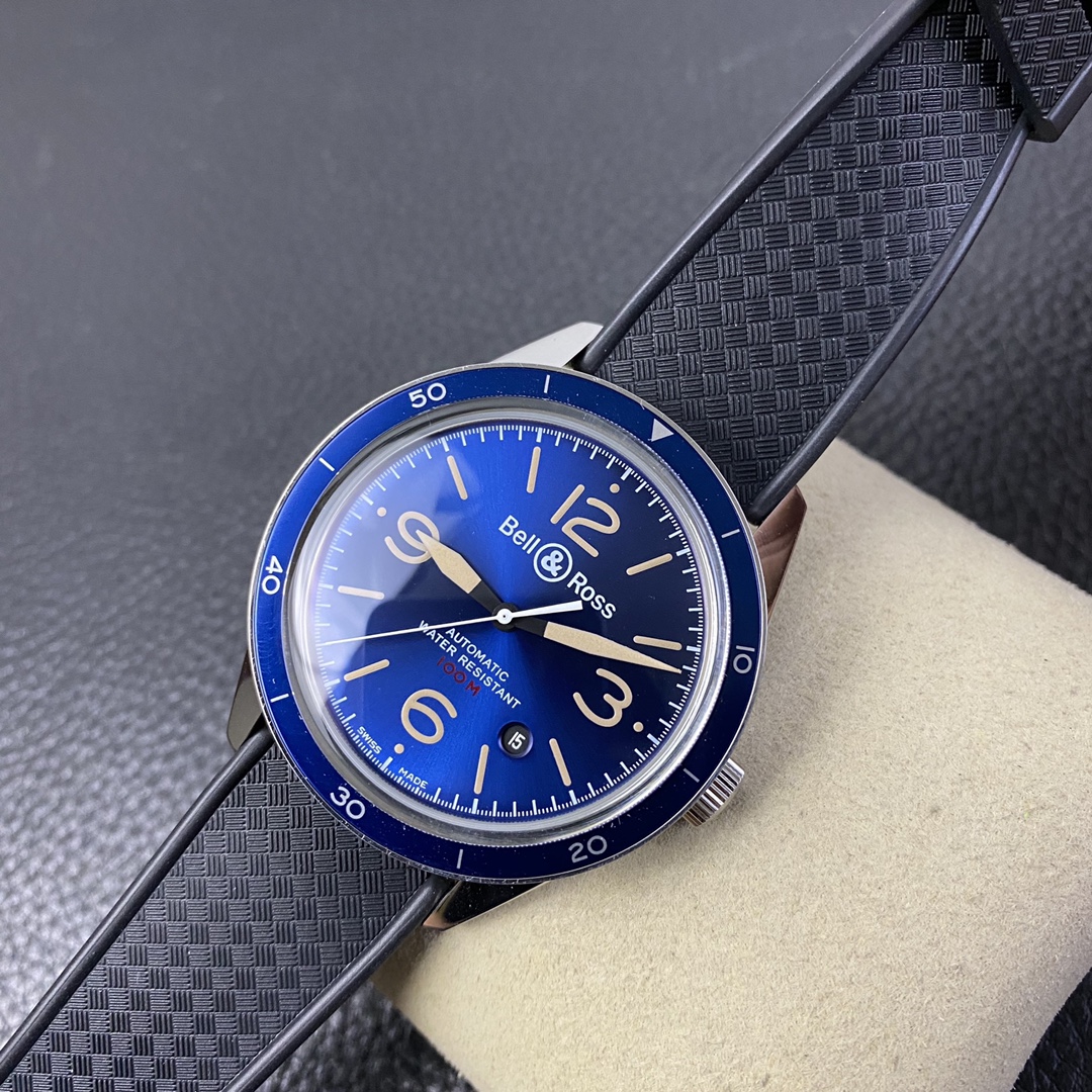 Bell & Ross BR123 Instruments Series Men's Watch - Stainless Steel Case, Sapphire Crystal, Professional Tool Design