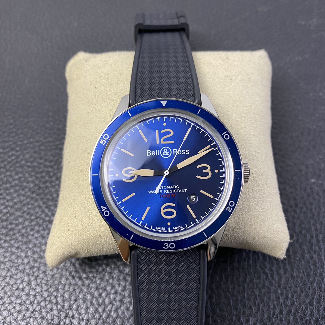 Bell & Ross BR123 Instruments Series Men's Watch - Stainless Steel Case, Sapphire Crystal, Professional Tool Design
