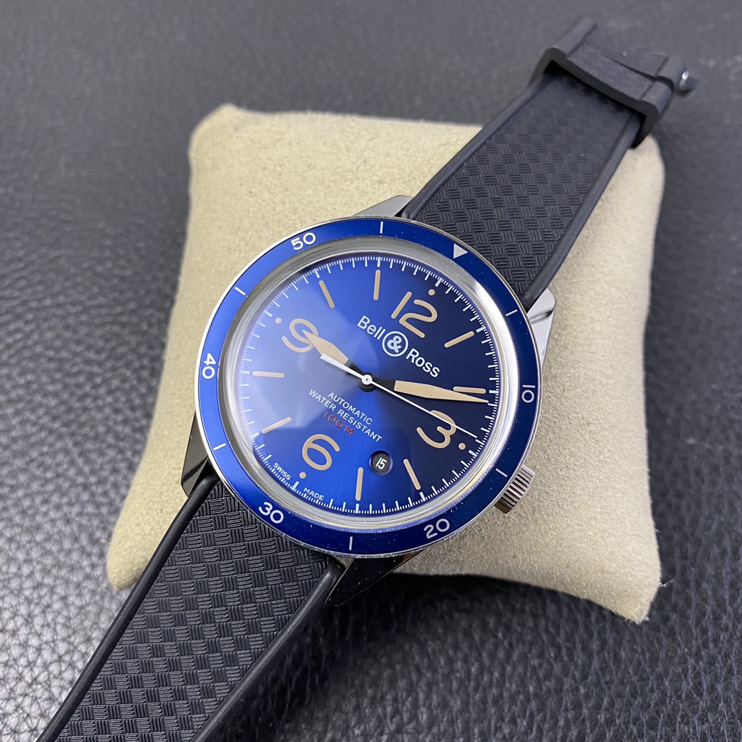 Bell & Ross BR123 Instruments Series Men's Watch - Stainless Steel Case, Sapphire Crystal, Professional Tool Design