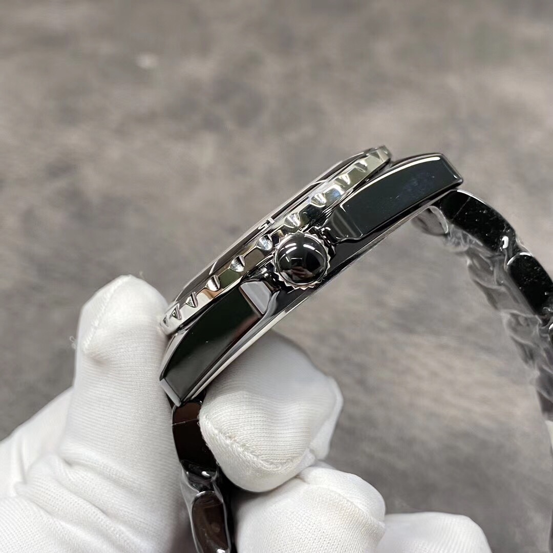 Chanel J12 Intense 38mm Black Ceramic Watch - K-Style Luxury, Swiss Movement, Sapphire Crystal