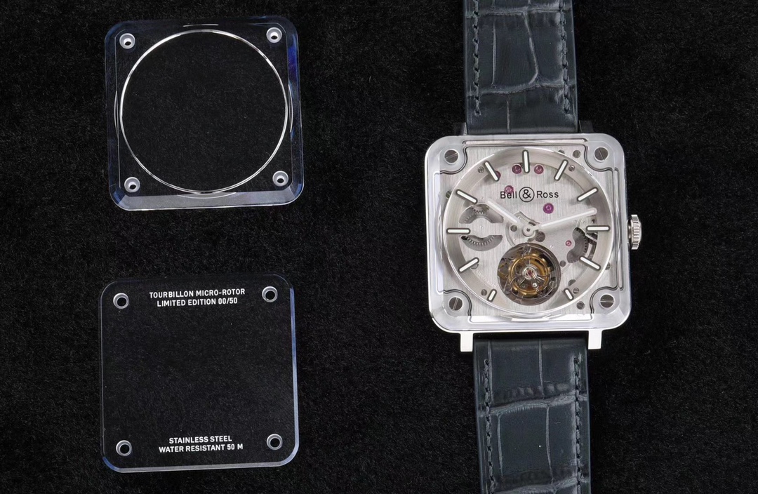 Bell & Ross BR-X2 Tourbillon V2 BR0394-RS19/SRB   Swiss Haute Horlogerie|Titanium-Ceramic Case|V2 Upgraded Movement (+20% Efficiency)   Limited
