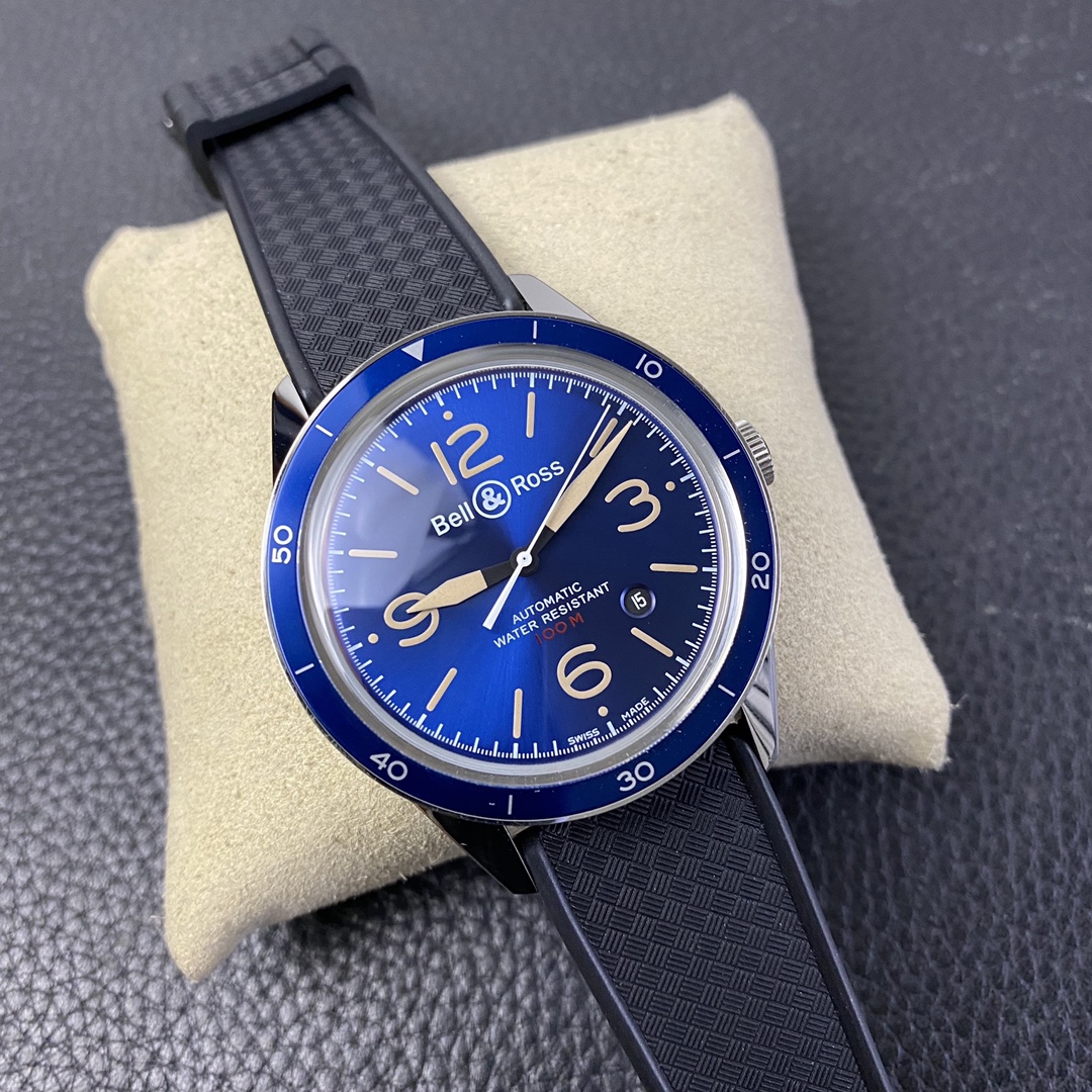 Bell & Ross BR123 Instruments Series Men's Watch - Stainless Steel Case, Sapphire Crystal, Professional Tool Design