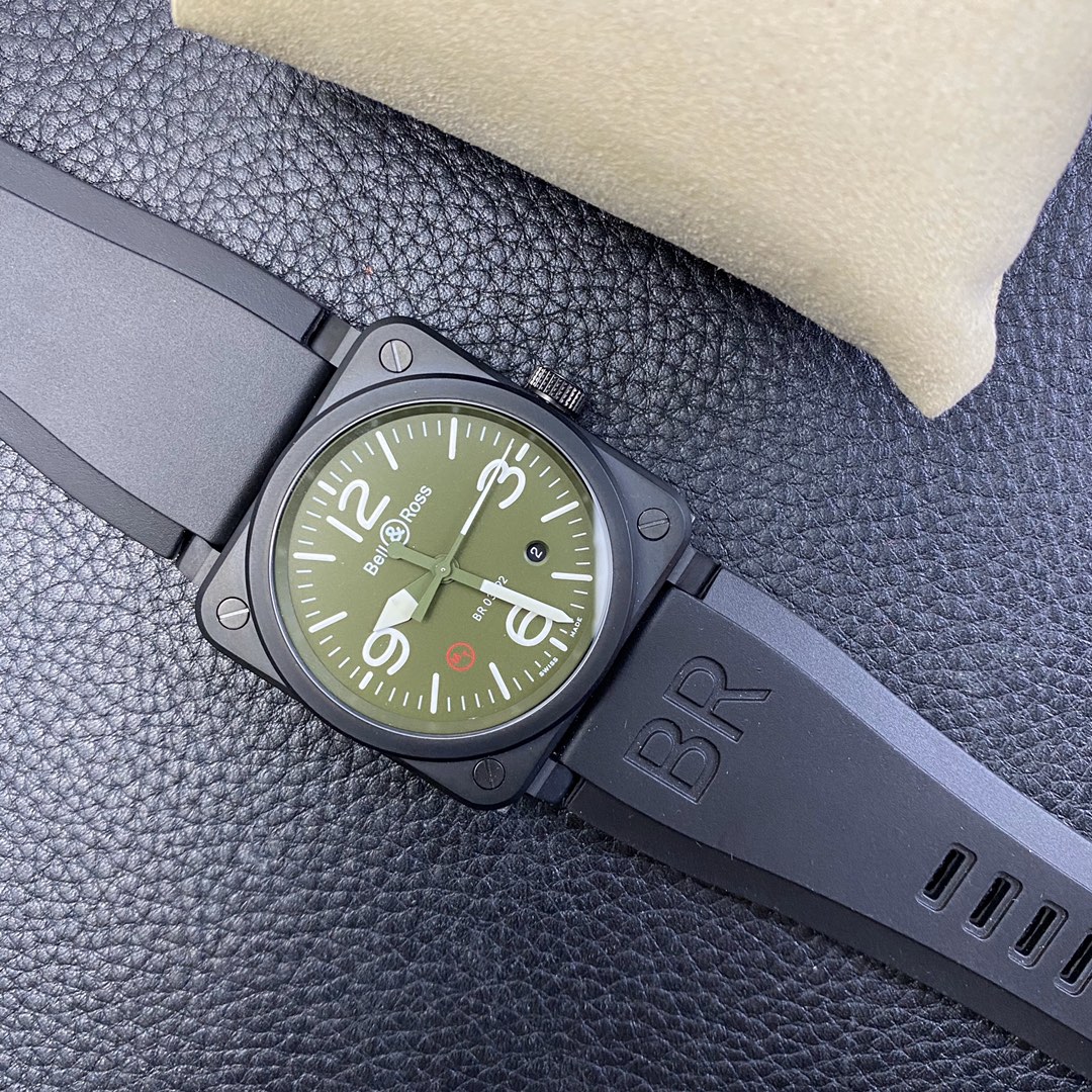 Bell & Ross BR 03-92 MT Square Automatic Men's Watch - Matte Finish, Professional Military Design