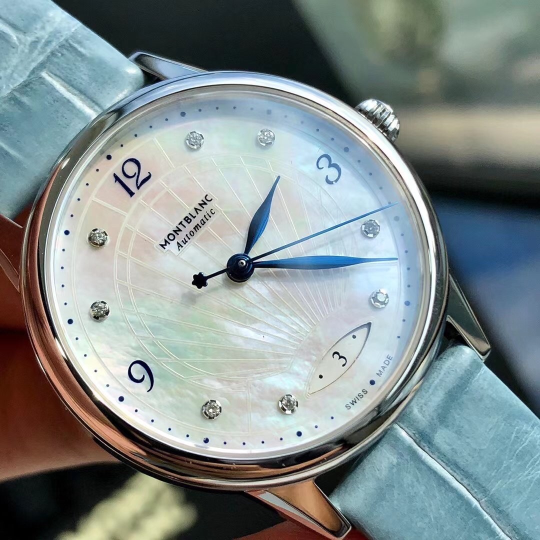 Montblanc Bohème Ladies Watch - Moonphase & Diamond Bezel | Mother-of-Pearl Dial