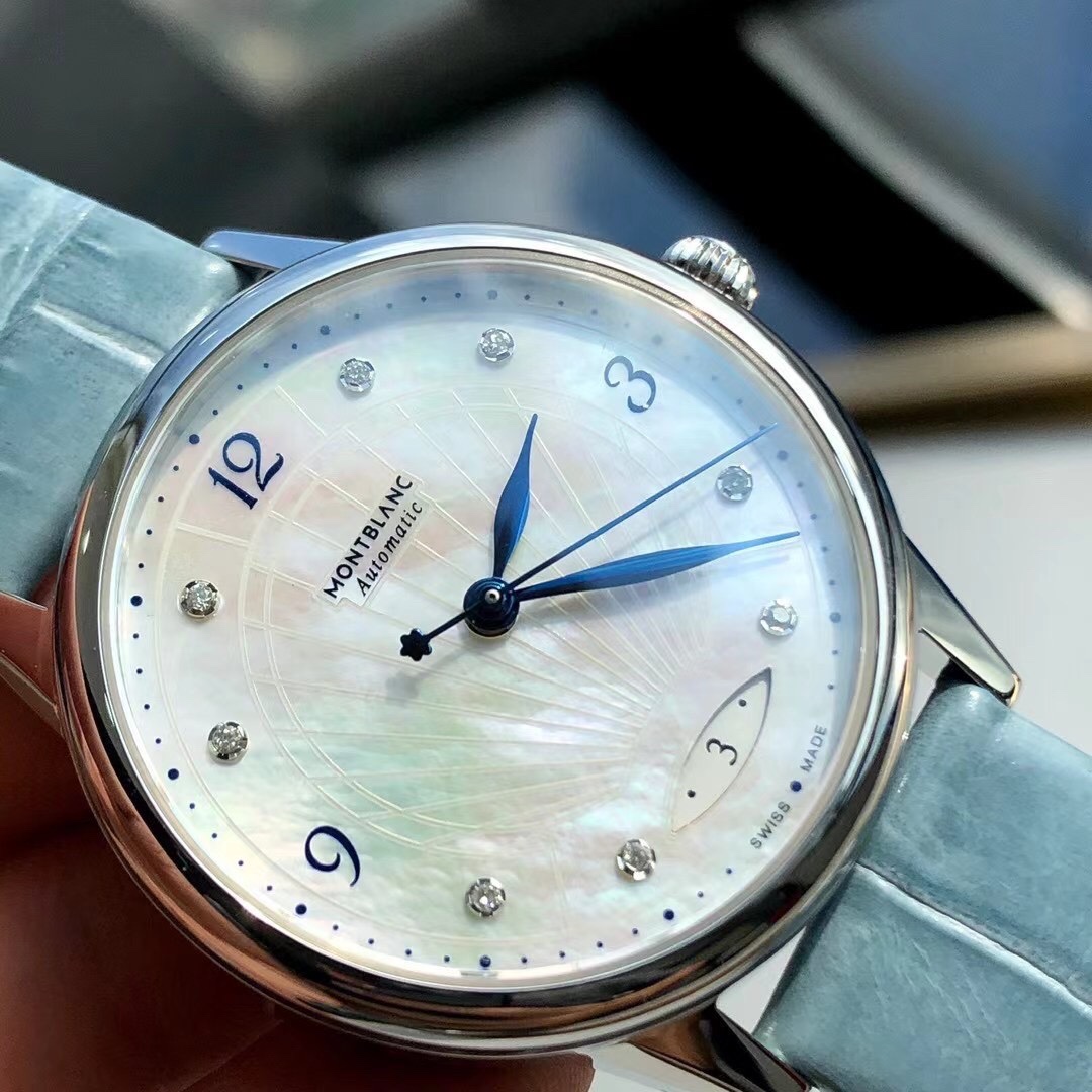 Montblanc Bohème Ladies Watch - Moonphase & Diamond Bezel | Mother-of-Pearl Dial