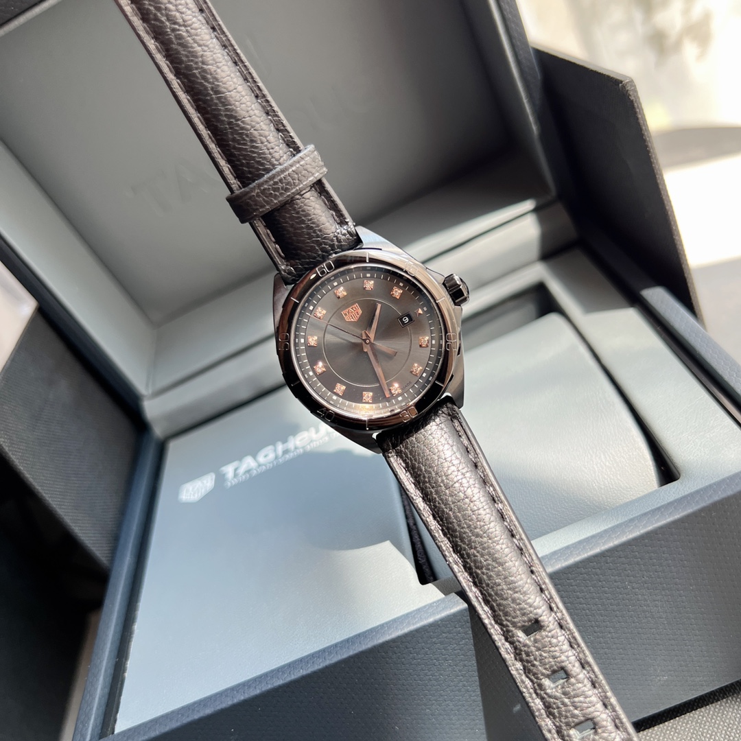 Original Tag Heuer F1 Ladies Quartz Watch - 36mm Blue Sunray Dial, Sapphire Crystal, 2Y Int'l Warranty