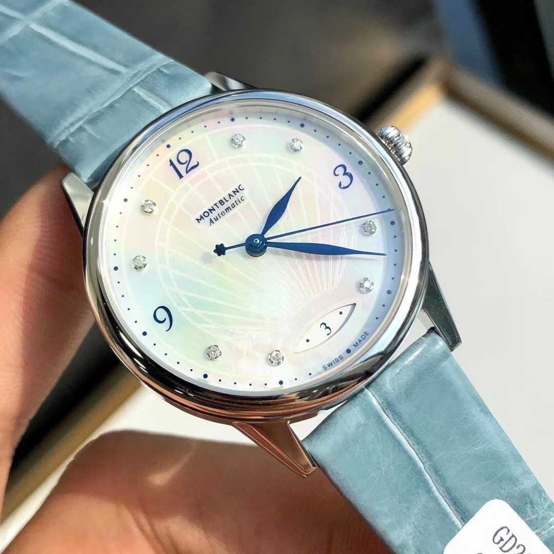 Montblanc Bohème Ladies Watch - Moonphase & Diamond Bezel | Mother-of-Pearl Dial