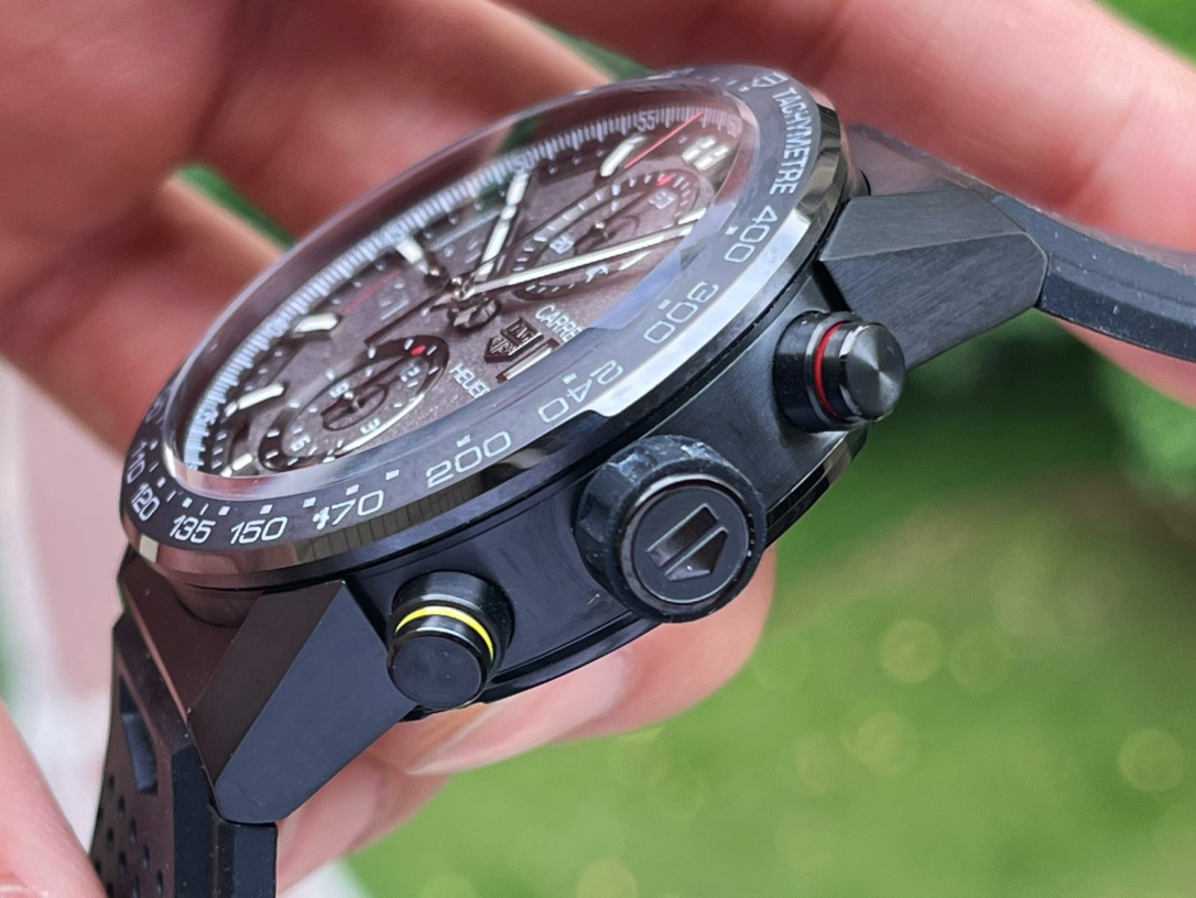 XF Tag Heuer Style 43mm Men's Chronograph Watch - Swiss Quartz, 100M Waterproof & Summer Sale