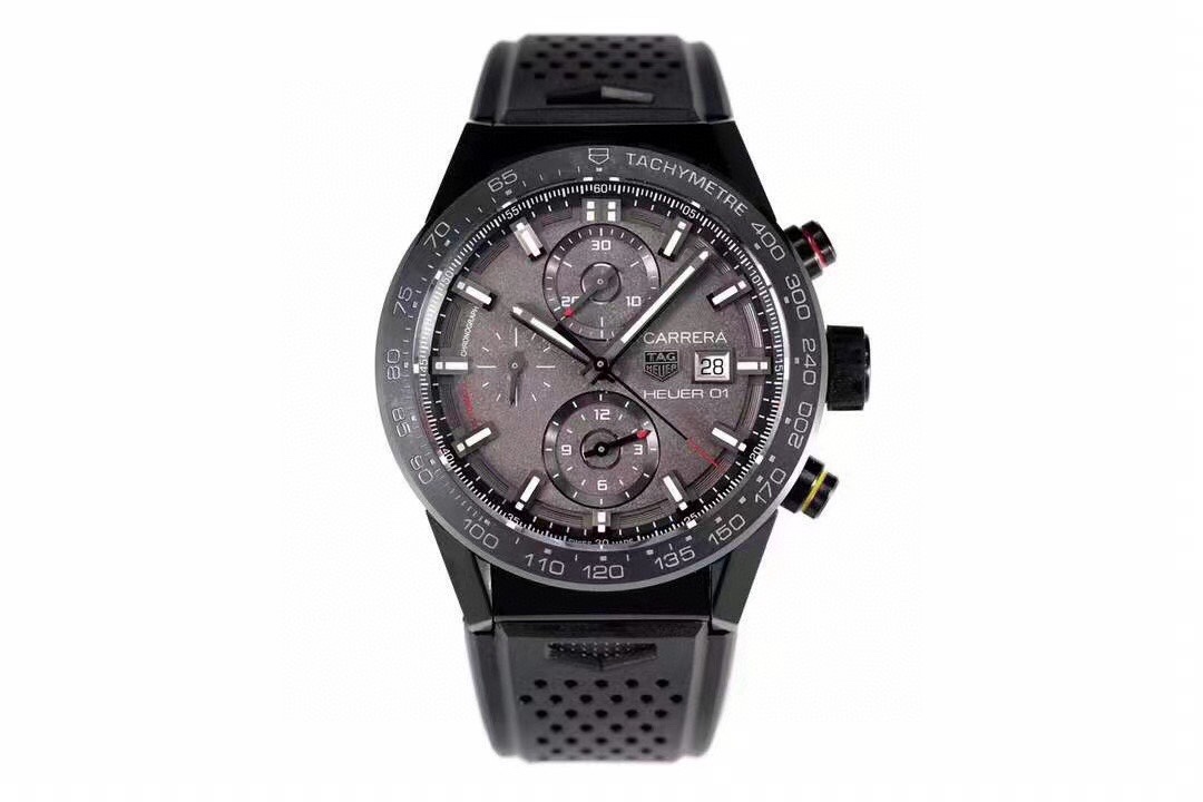 XF Tag Heuer Style 43mm Men's Chronograph Watch - Swiss Quartz, 100M Waterproof & Summer Sale
