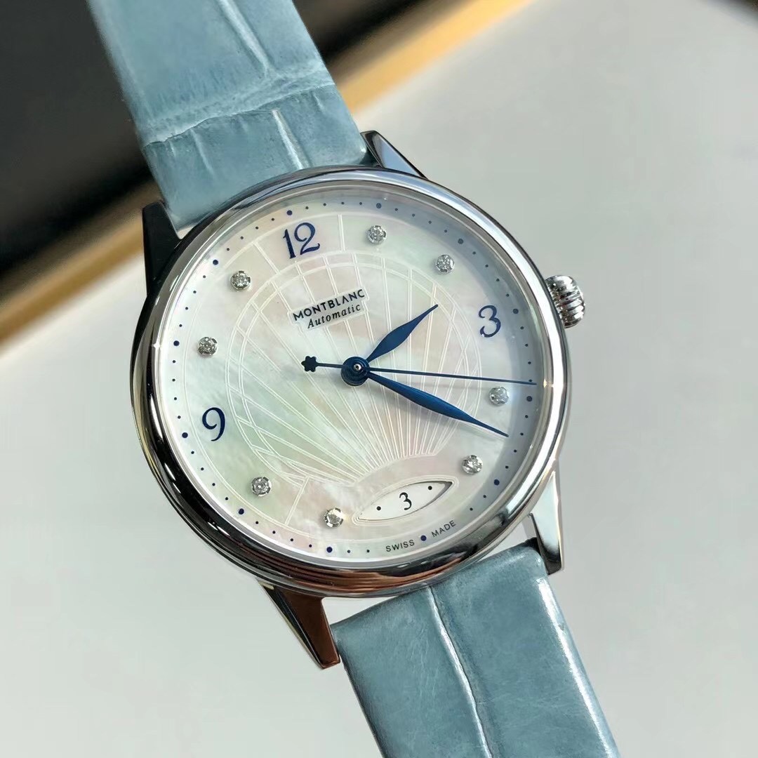 Montblanc Bohème Ladies Watch - Moonphase & Diamond Bezel | Mother-of-Pearl Dial