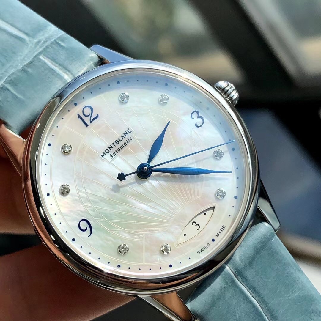 Montblanc Bohème Ladies Watch - Moonphase & Diamond Bezel | Mother-of-Pearl Dial