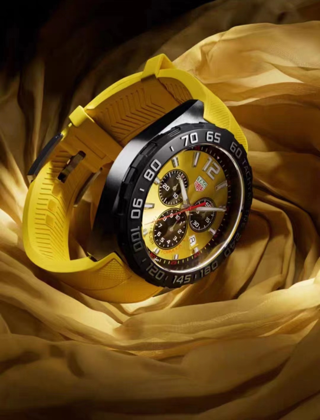 Original Tag Heuer F1 Men's Quartz Chronograph Watch - 43mm Stainless Steel, Official Warranty