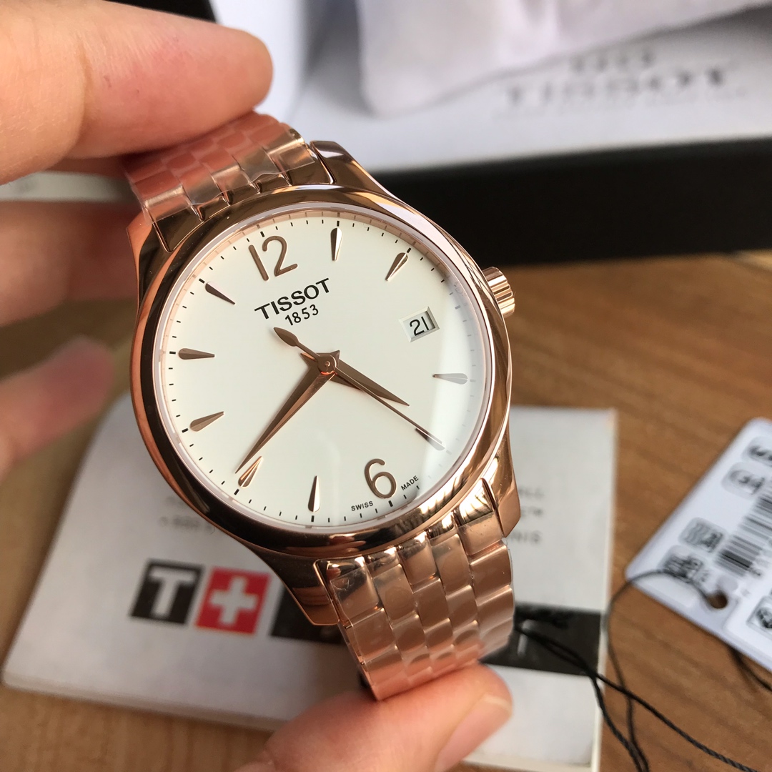 Original Tissot Gentleman T063 Automatic - Slim Swiss Movement & Sapphire Crystal | Father’s Day Engravable Gift 2025 #3DaysLeft FreeDHL