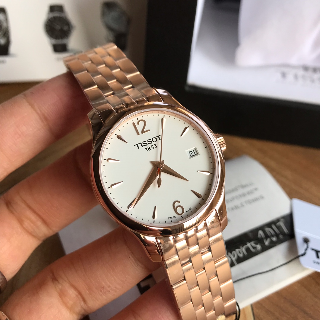 Original Tissot Gentleman T063 Automatic - Slim Swiss Movement & Sapphire Crystal | Father’s Day Engravable Gift 2025 #3DaysLeft FreeDHL