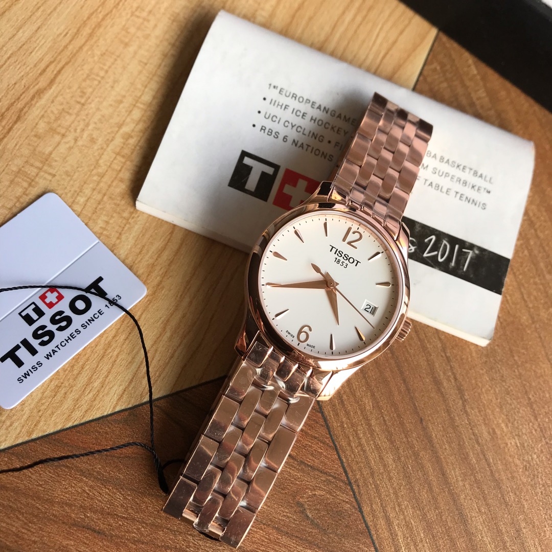Original Tissot Gentleman T063 Automatic - Slim Swiss Movement & Sapphire Crystal | Father’s Day Engravable Gift 2025 #3DaysLeft FreeDHL