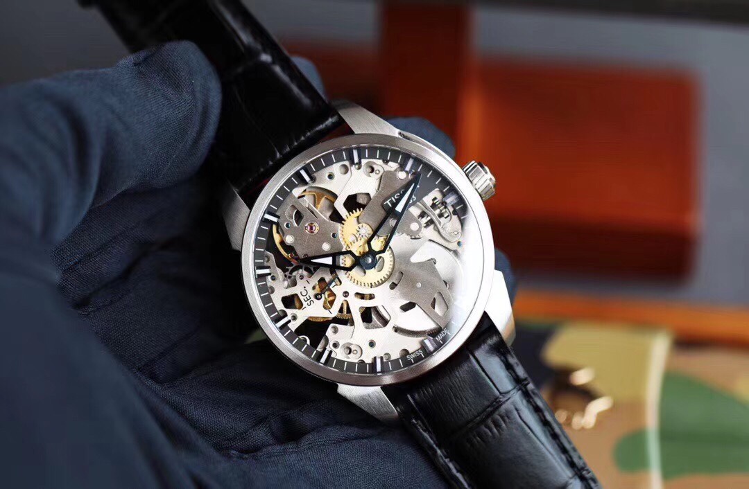 Tissot T-Skeleton A8 V5 Upgraded Automatic Watch - Swiss Made Luxury Skeleton Dial Men's Timepiece