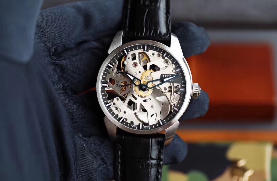 Tissot T-Skeleton A8 V5 Upgraded Automatic Watch - Swiss Made Luxury Skeleton Dial Men's Timepiece