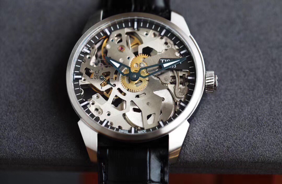 Tissot T-Skeleton A8 V5 Upgraded Automatic Watch - Swiss Made Luxury Skeleton Dial Men's Timepiece