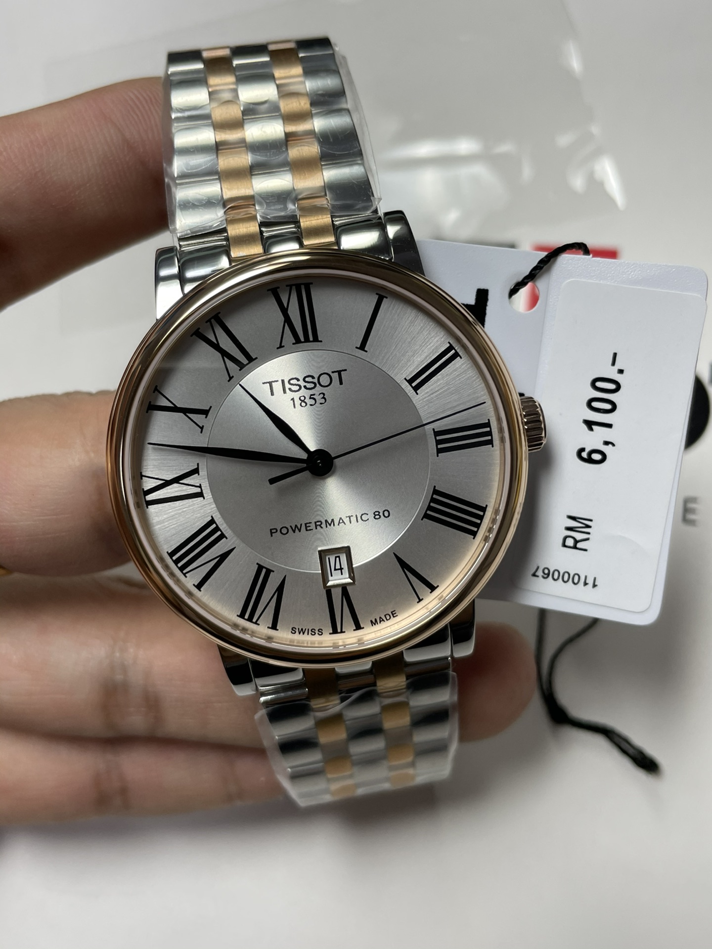 Original Tissot Carson Premium T122.407A Couple Set - Swiss Quartz & Rose Gold Accents | His & Hers Father's Day Gift 2025 #3DaysLeft FreeDHL