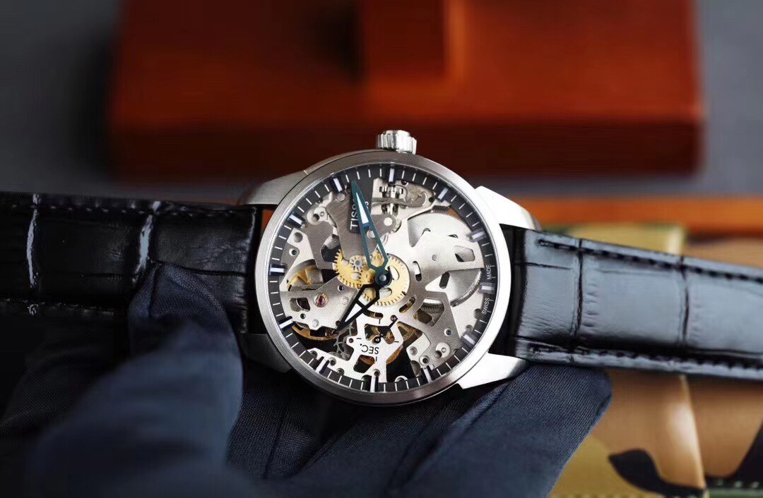 Tissot T-Skeleton A8 V5 Upgraded Automatic Watch - Swiss Made Luxury Skeleton Dial Men's Timepiece
