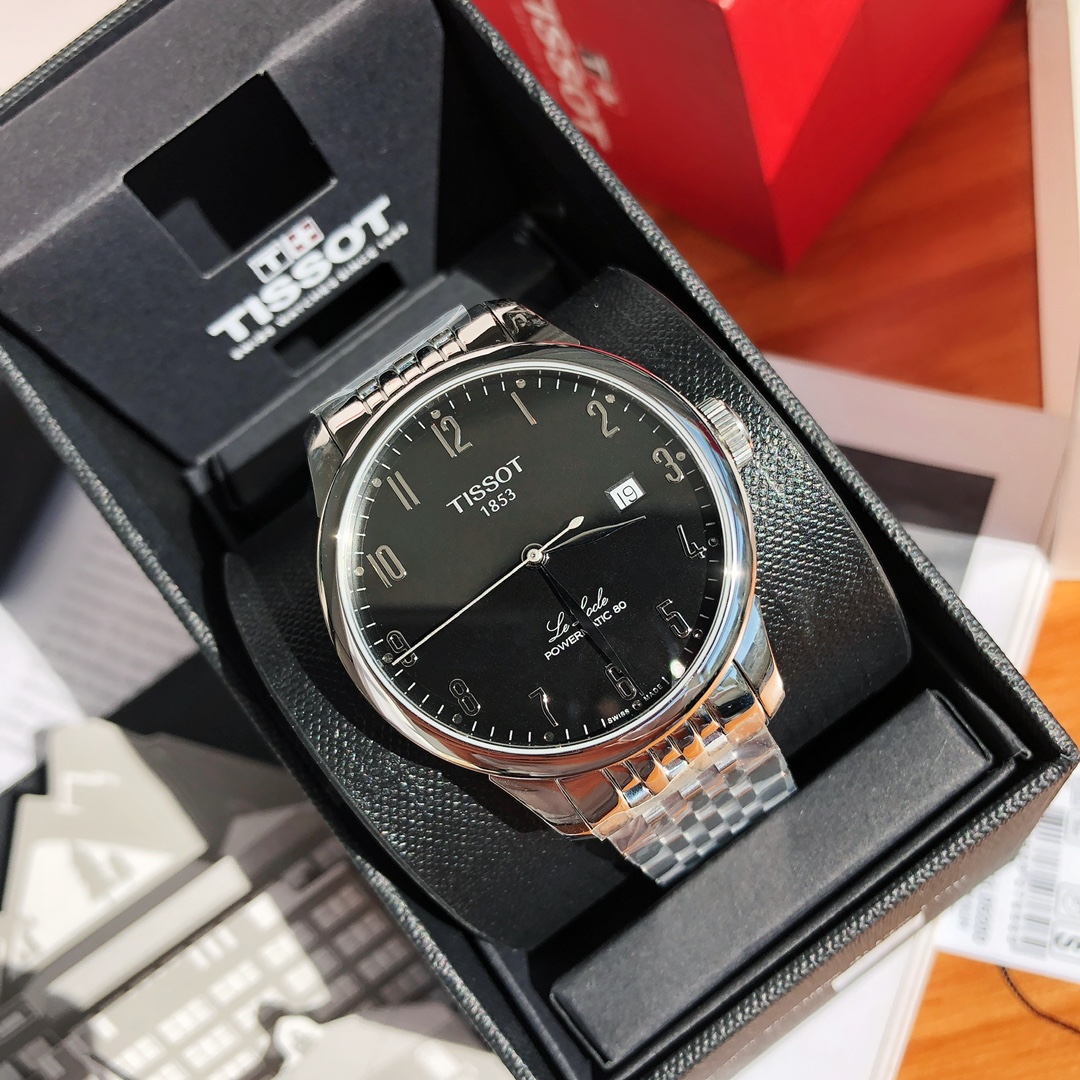 Luxury Gift Set: Tissot Le Locle T006 - Rose Gold Case & Leather Box | Last Minute Father's Day Delivery Guaranteed