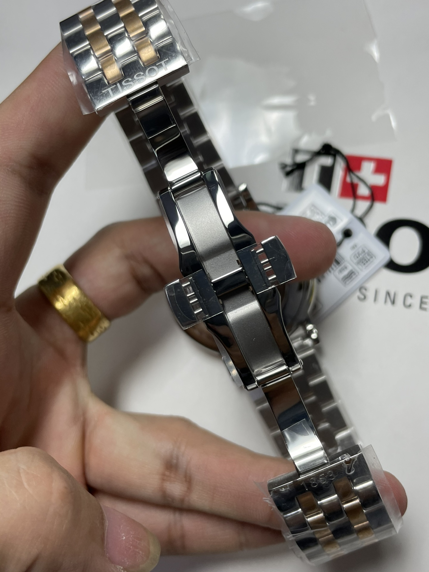 Original Tissot Carson Premium T122.407A Couple Set - Swiss Quartz & Rose Gold Accents | His & Hers Father's Day Gift 2025 #3DaysLeft FreeDHL