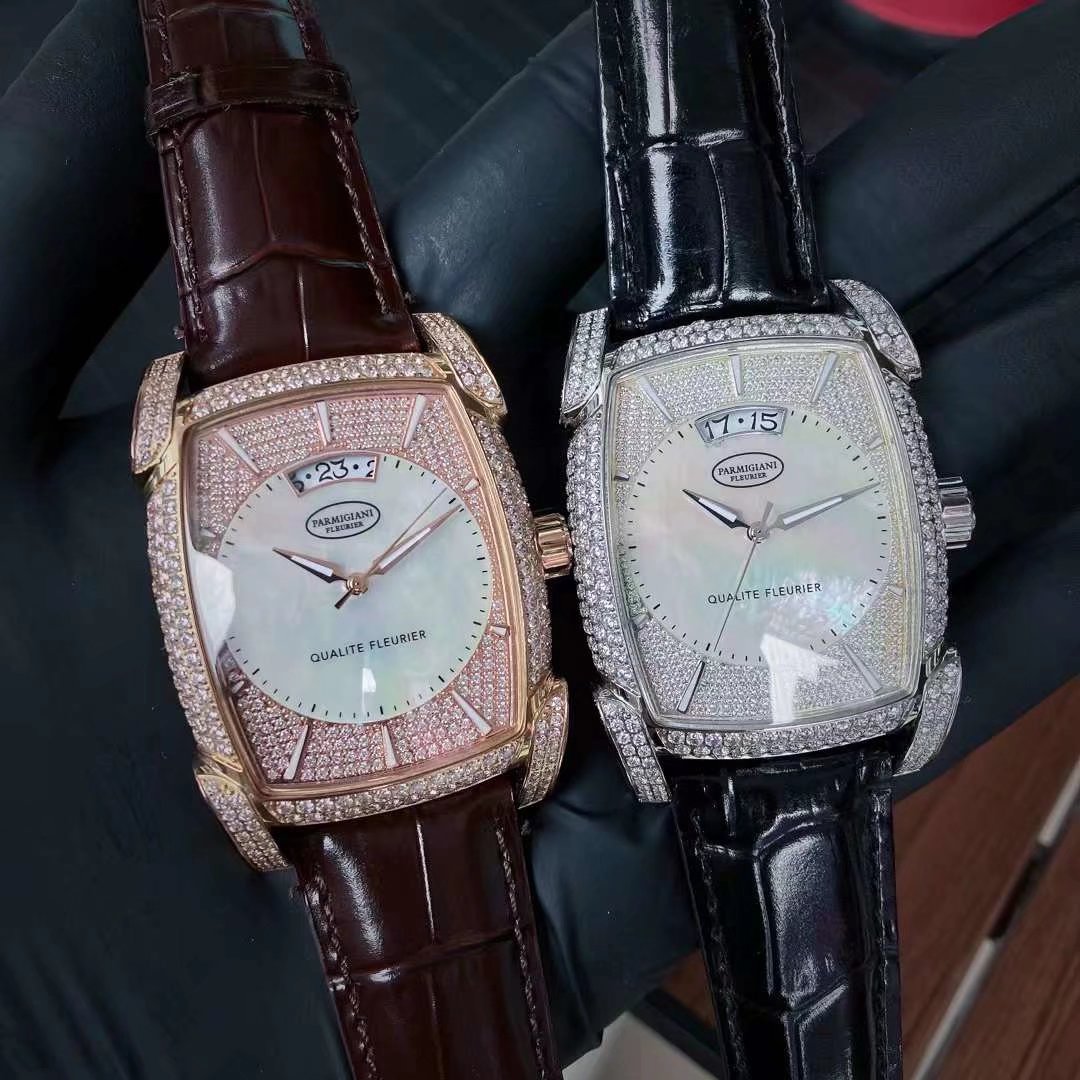 PARMIGIANI Kalpa Horizon Abalone: Full Pavé VVS Diamonds, Hand-Inlaid Rainbow Shell | Geneva Seal Swiss Automatic