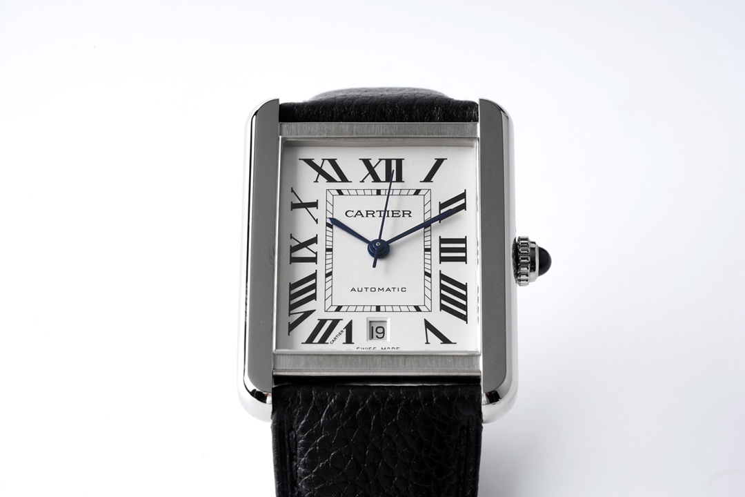 CARTIER Tank Louis W5200028: Swiss Automatic Mechanical Watch - Sapphire Crystal, Handcrafted Alligator Strap | Iconic Heritage Timepiece