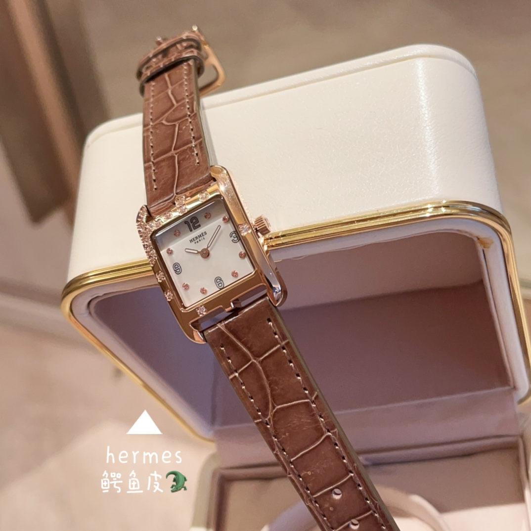 HERMES Herens 3Q Pink Rose: Cherry Blossom Artisan Swift Calfskin - Spring Limited Edition Carbon Neutral