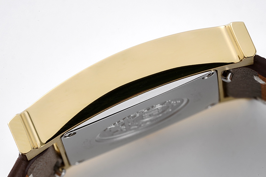 HERMÈS Heure H 1996 Philippe Mouquet Legacy: Recycled Gold H-Case, Vegetable-Tanned Barenia｜Pre-Millennium Icon