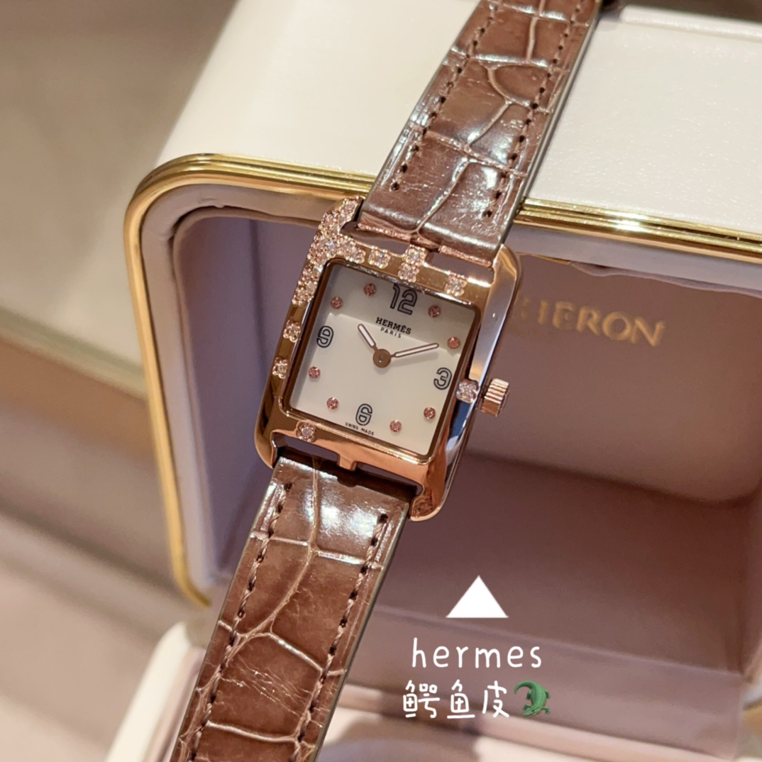 HERMES Herens 3Q Pink Rose: Cherry Blossom Artisan Swift Calfskin - Spring Limited Edition Carbon Neutral