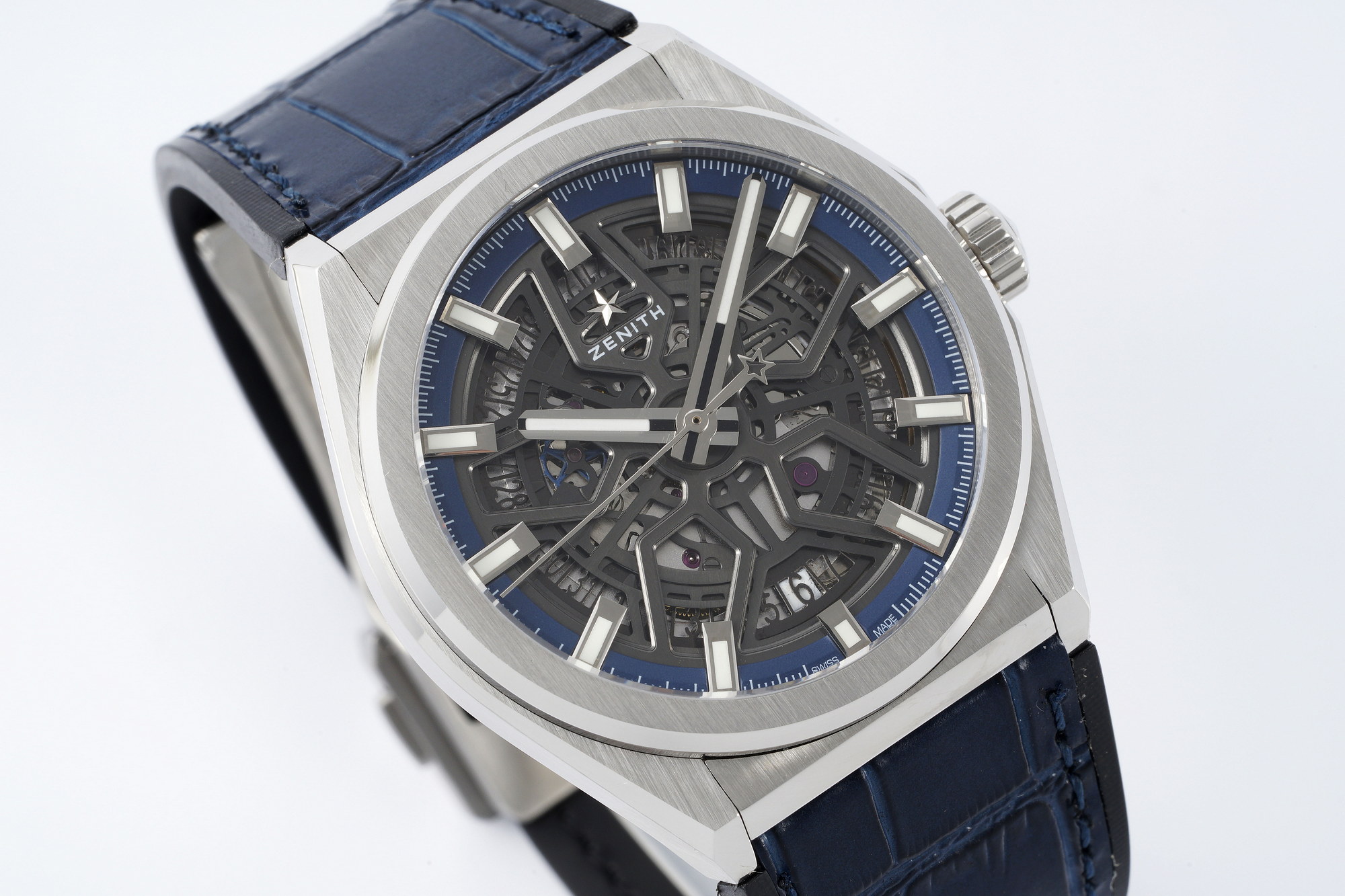 ZENITH DEFY 2025 Upgrade: Swiss Automatic Skeleton Chronograph | Aerospace Titanium | 1/100s Precision | Free Global Shipping