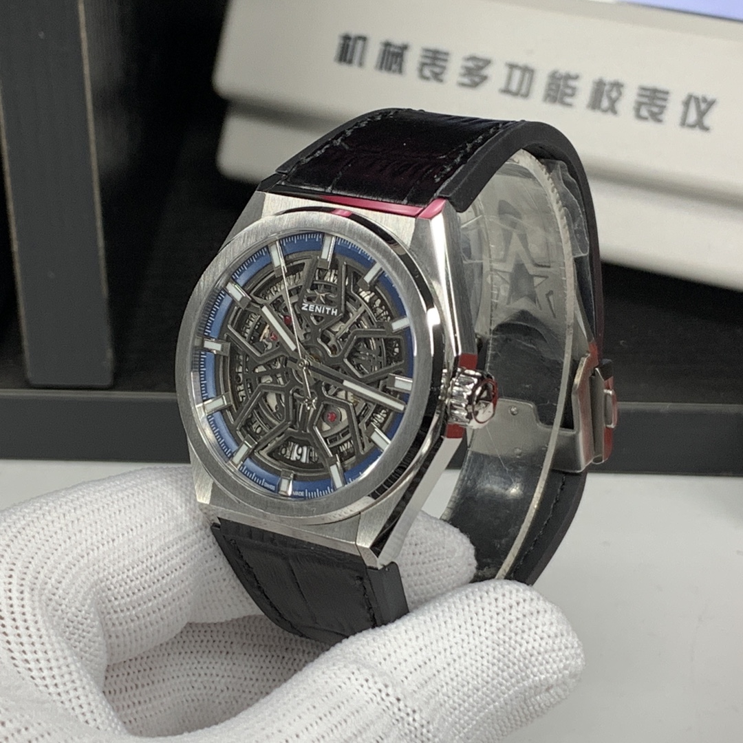 ZENITH DEFY Classic 95.9000.670/78.R782 | Elite 670 SK Automatic Skeleton | Aerospace Titanium 78g | Private Virtual Unboxing